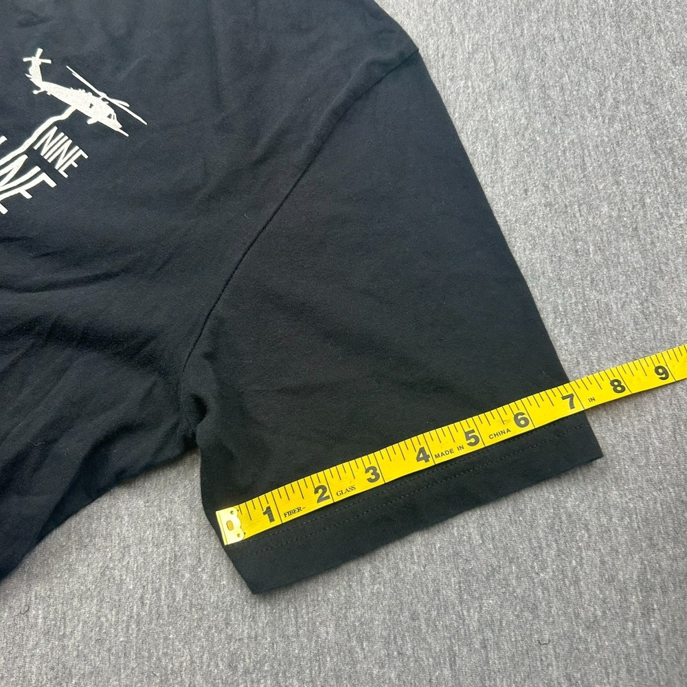 Nine Line Apparel American Flag Short Sleeve Tshirt Mens XL Black Veteran - Picture 9 of 14